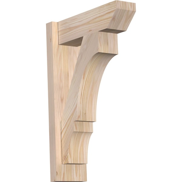 Ekena Millwork Balboa Slat Smooth Outlooker, Douglas Fir, 5 1/2"W x 16"D x 24"H OUT06X16X24BOA06SDF - main